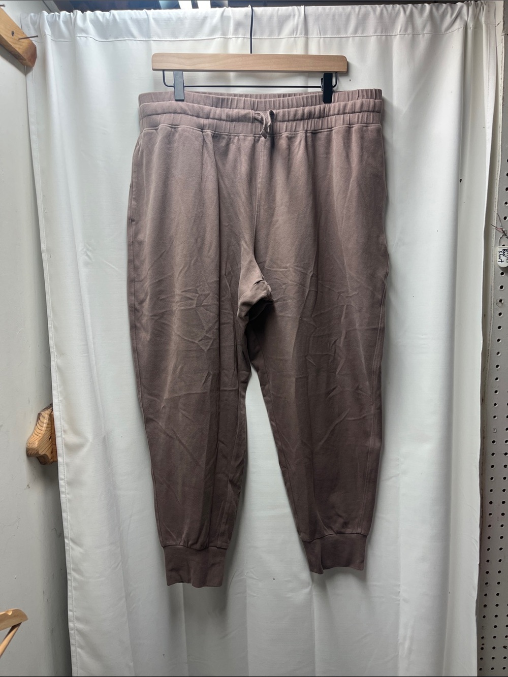 Pact Deep Taupe Roam Travel Jogger- XXL